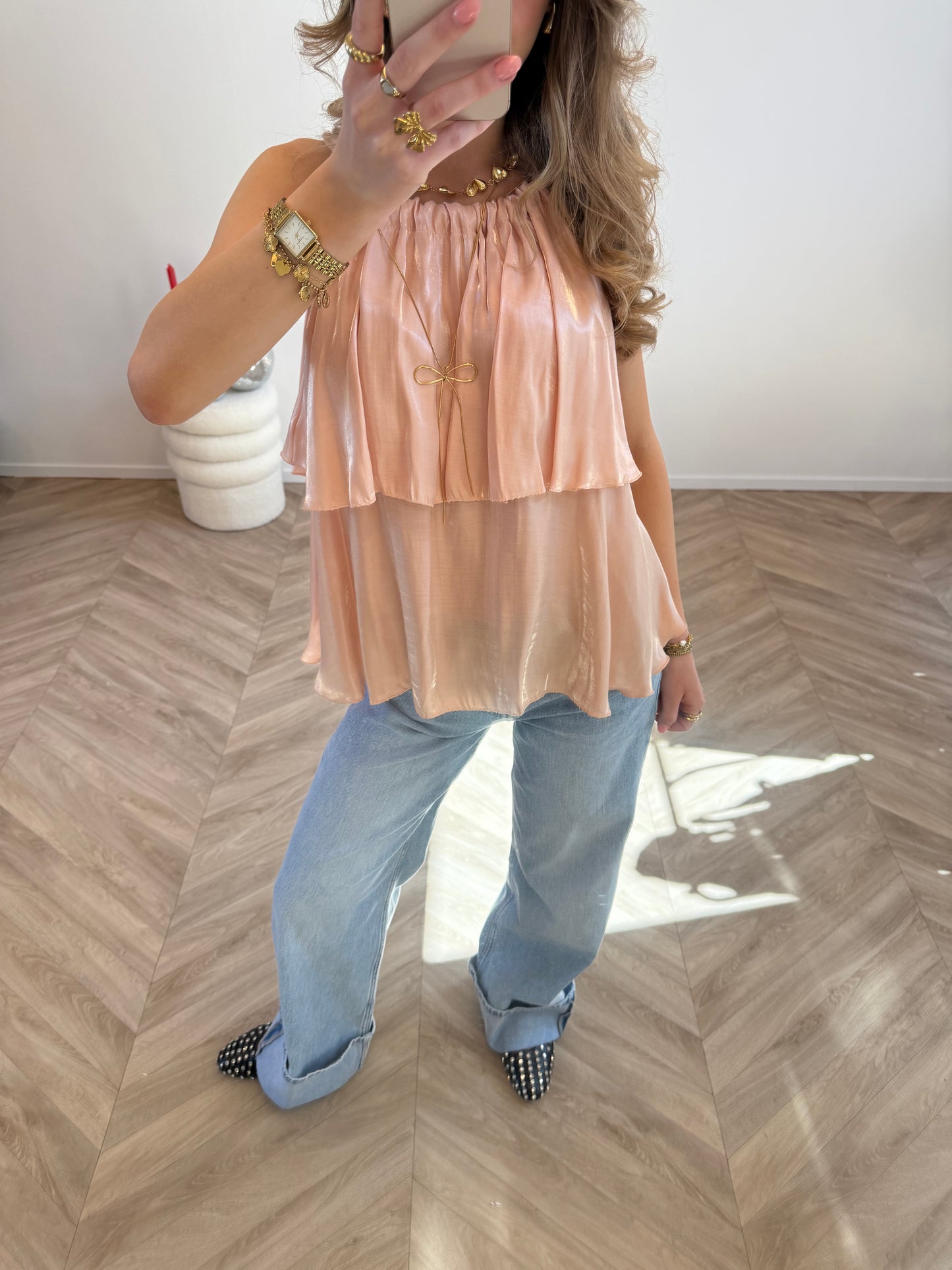 Loua Top Peach