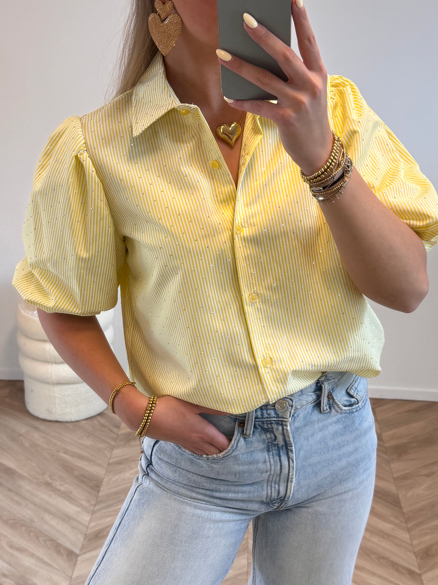 Sara Blouse Geel