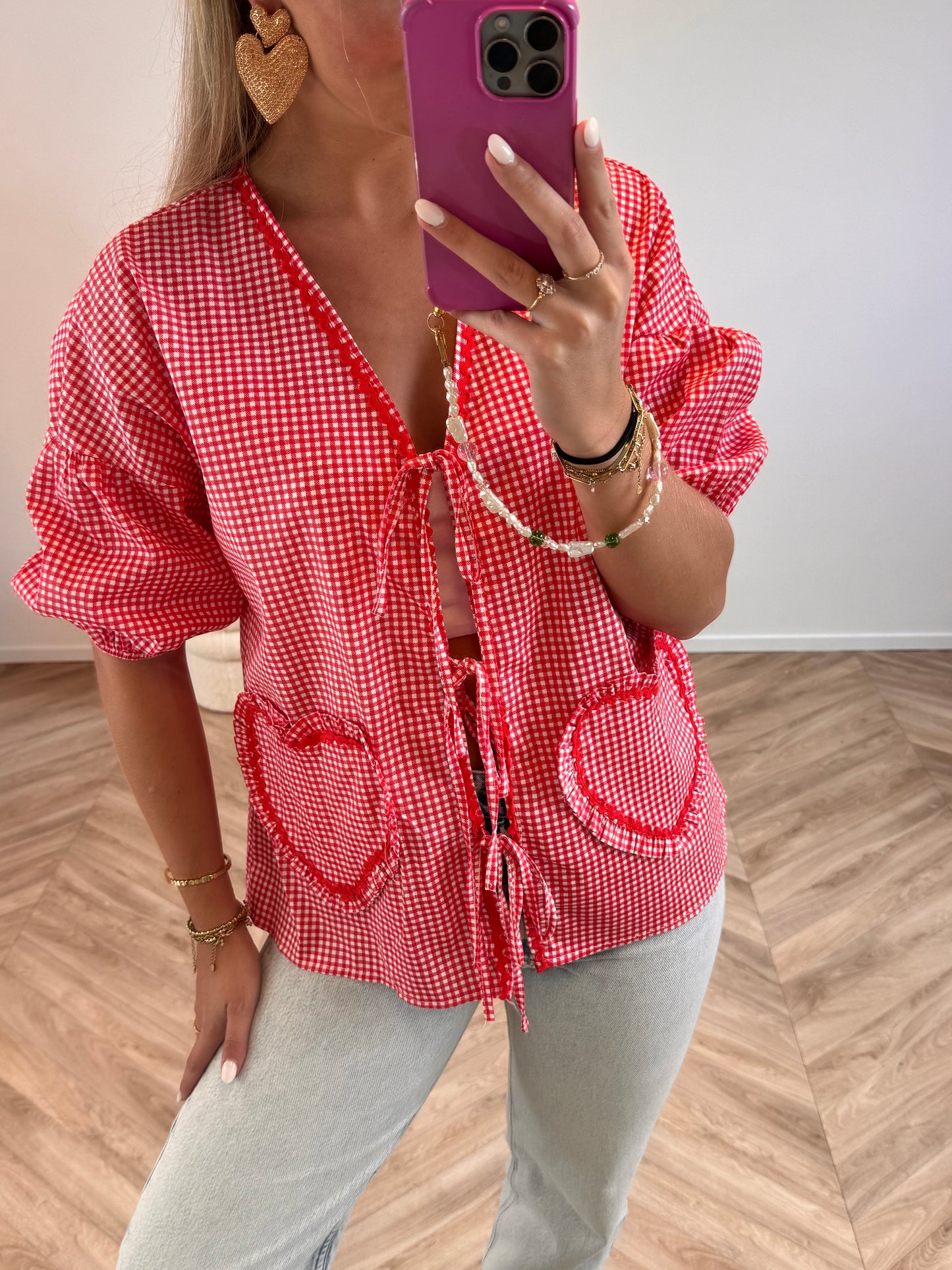 Chloe Blouse Rood