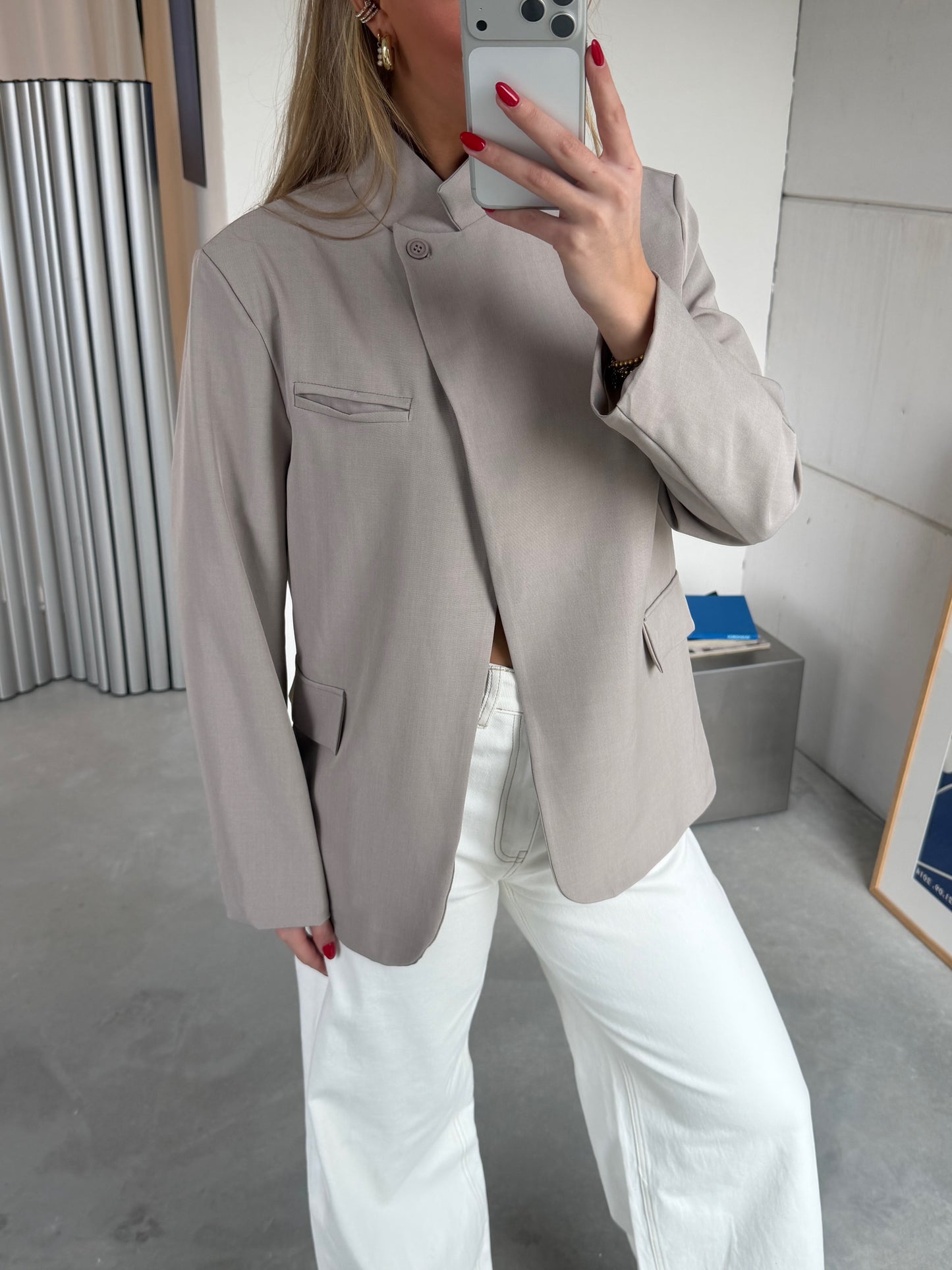 Lieve Blazer Beige