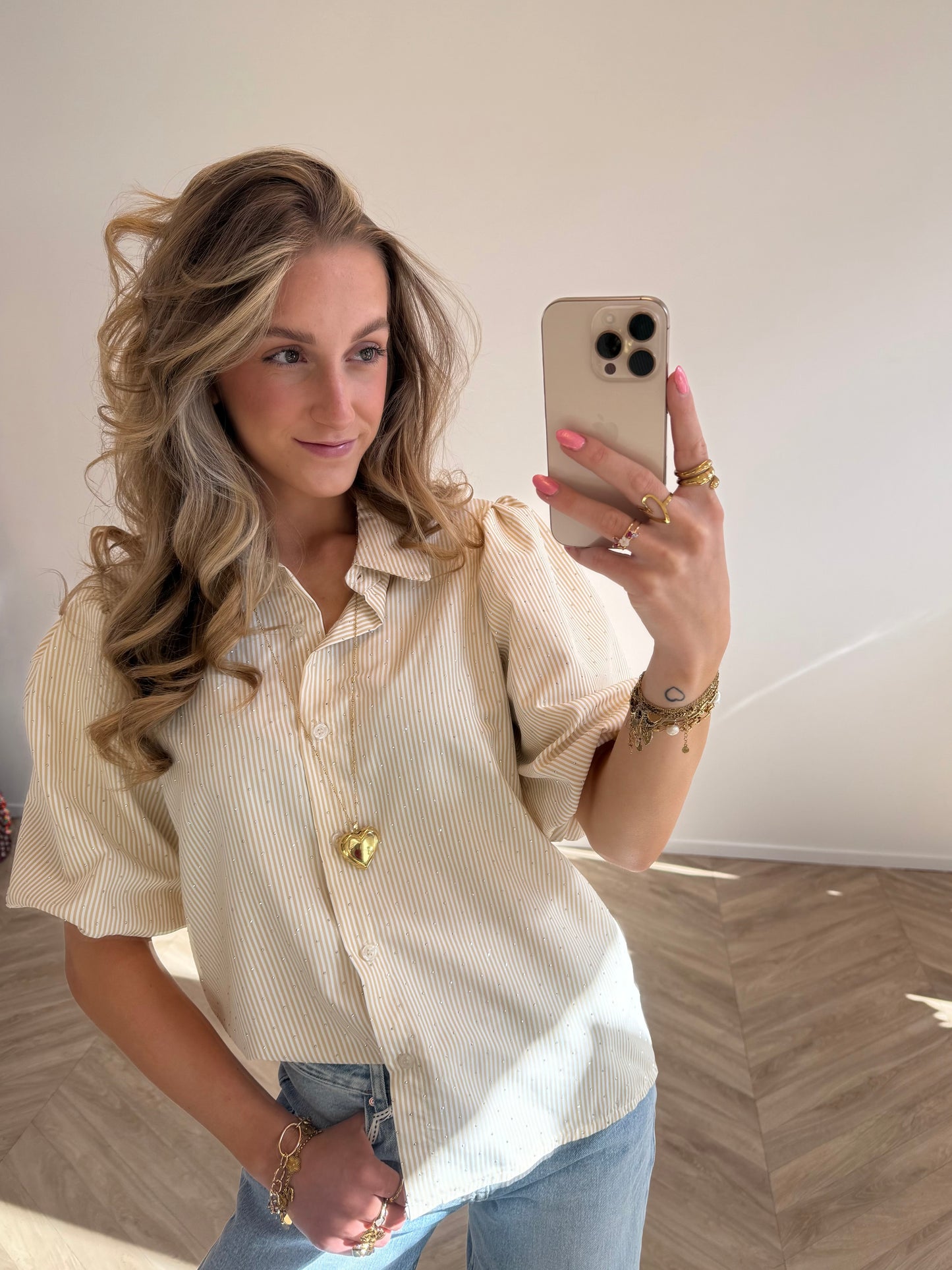 Sara Blouse Beige