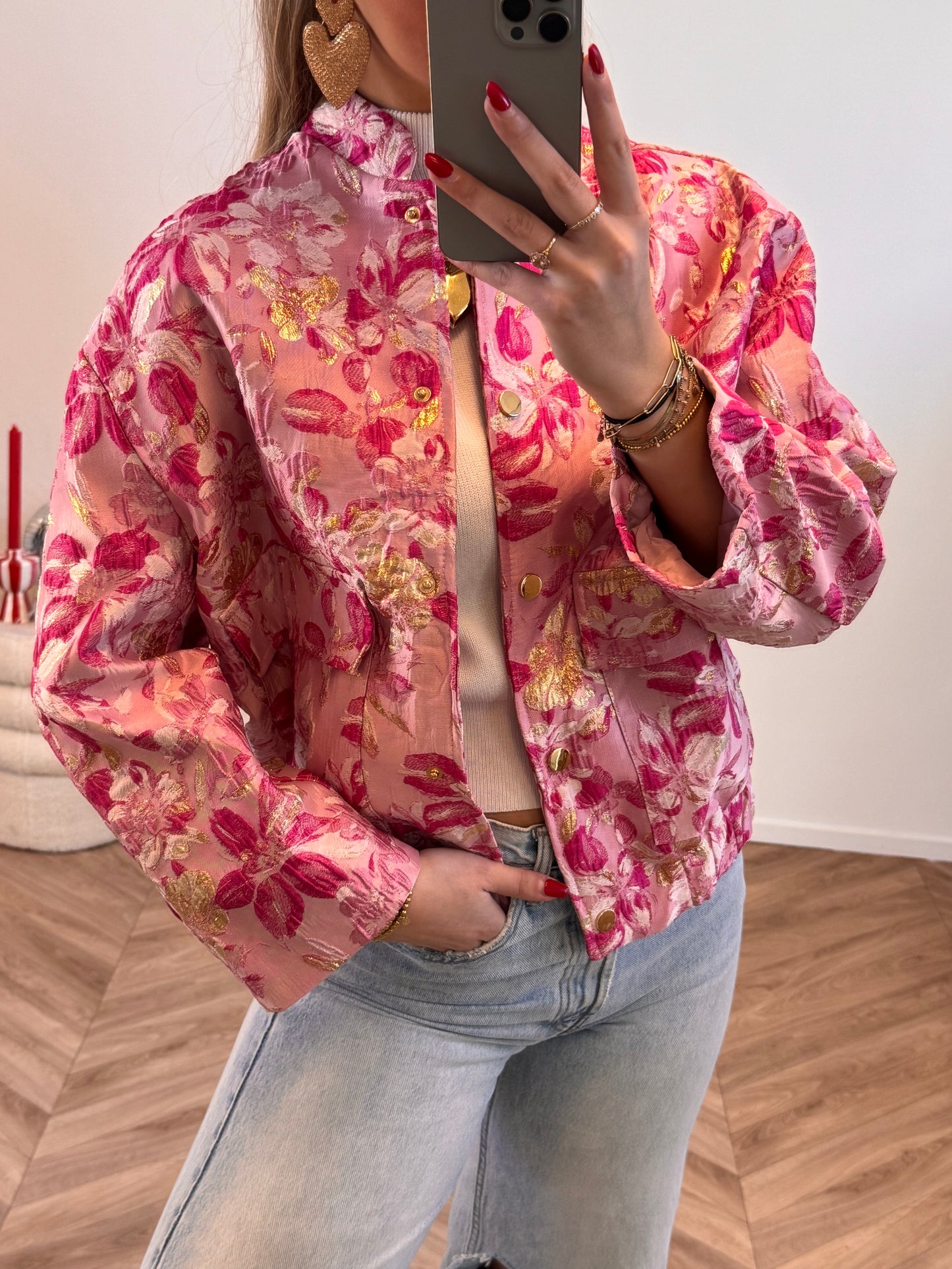 Lieve Bomber Roze