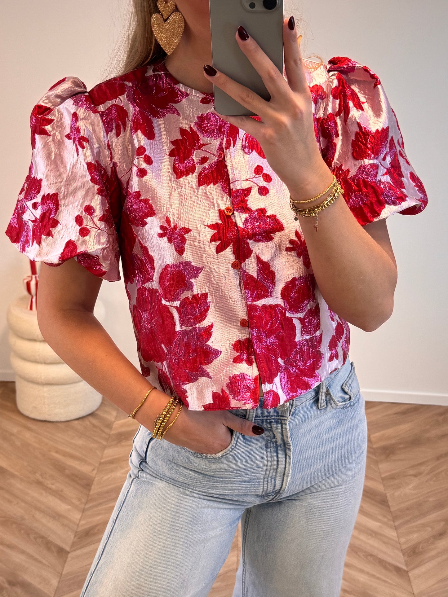 Saar Blouse Roze