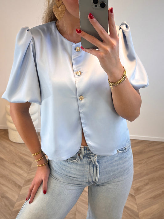 Loua Blouse Lichtblauw