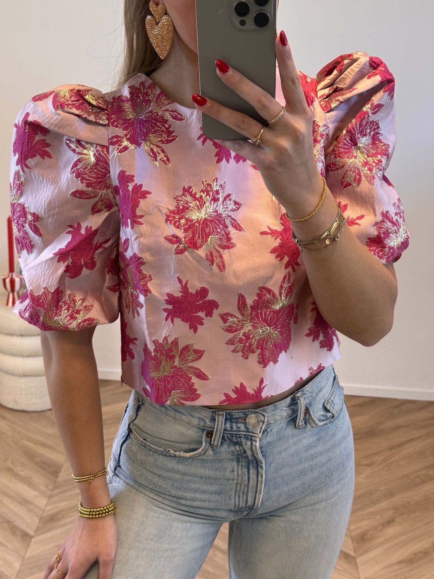 Cato Top Roze