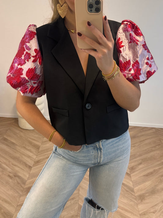 Maeve Puff Blazer Zwart
