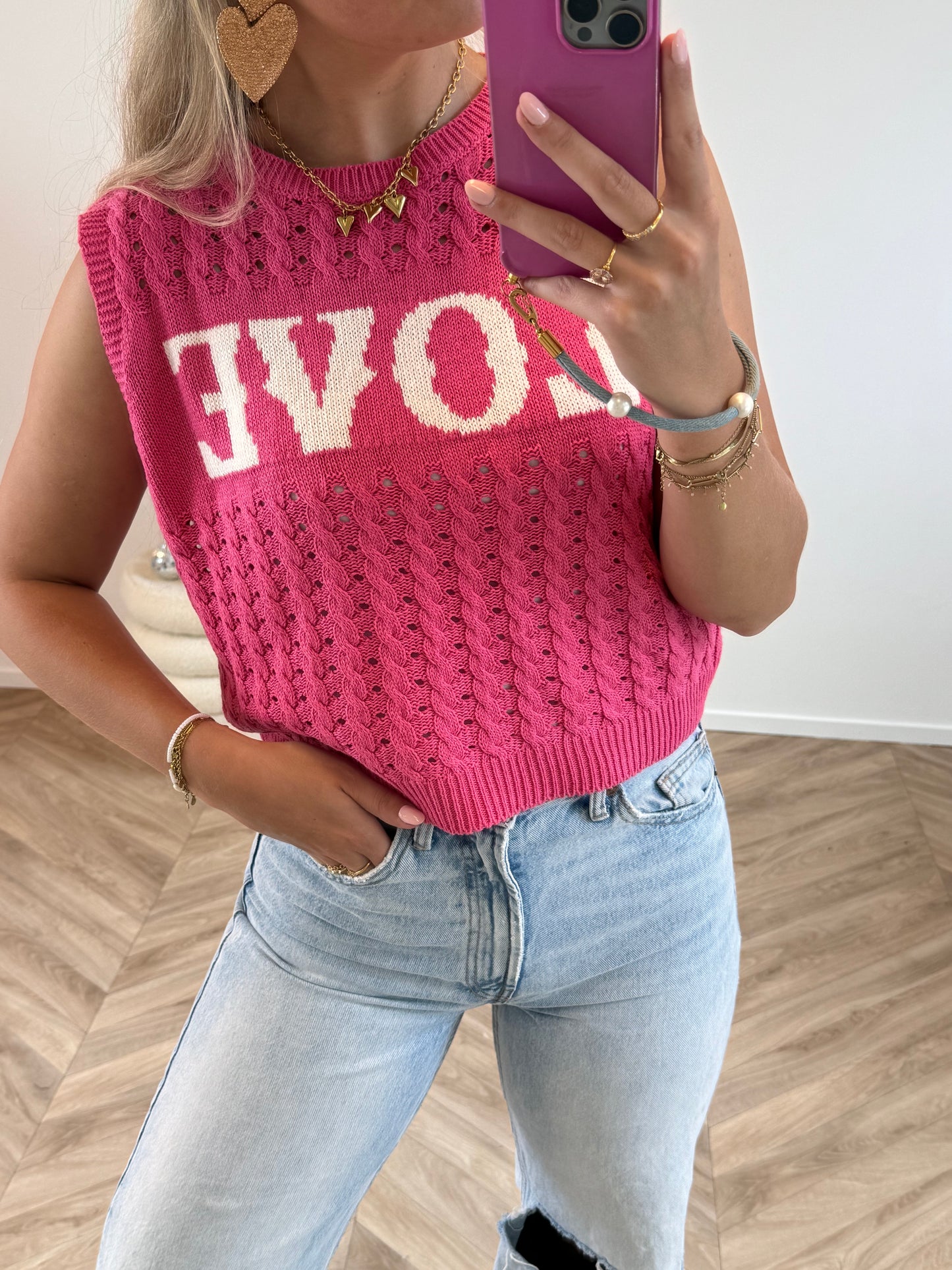LOVE Top Roze