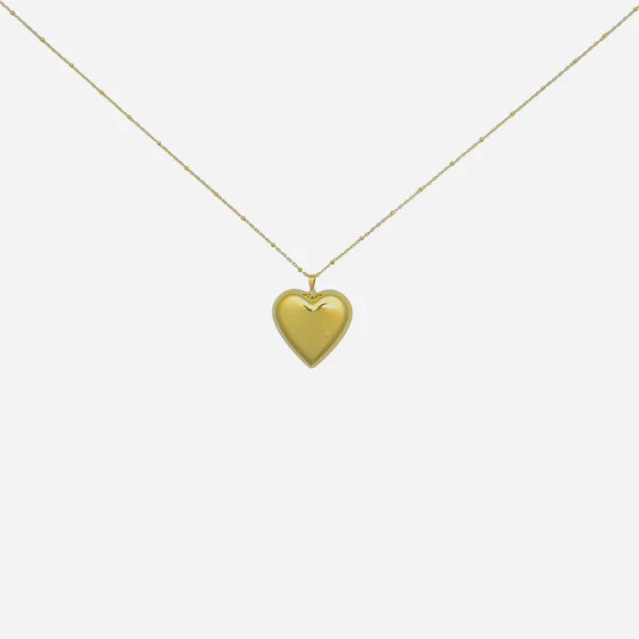 Long Heart Dot Necklace
