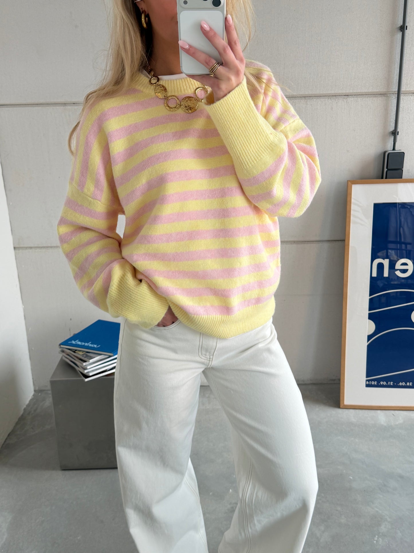 Emily Trui Geel Gestreept