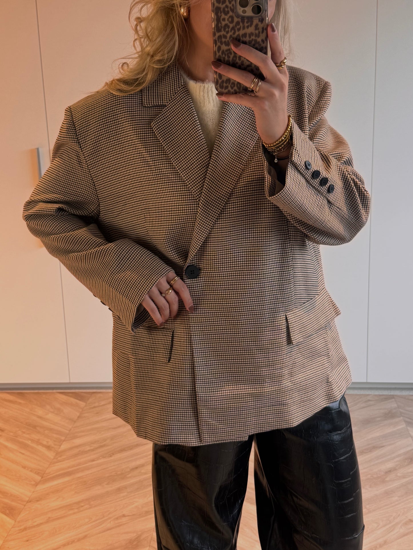 Xavi Oversized Blazer Bruin