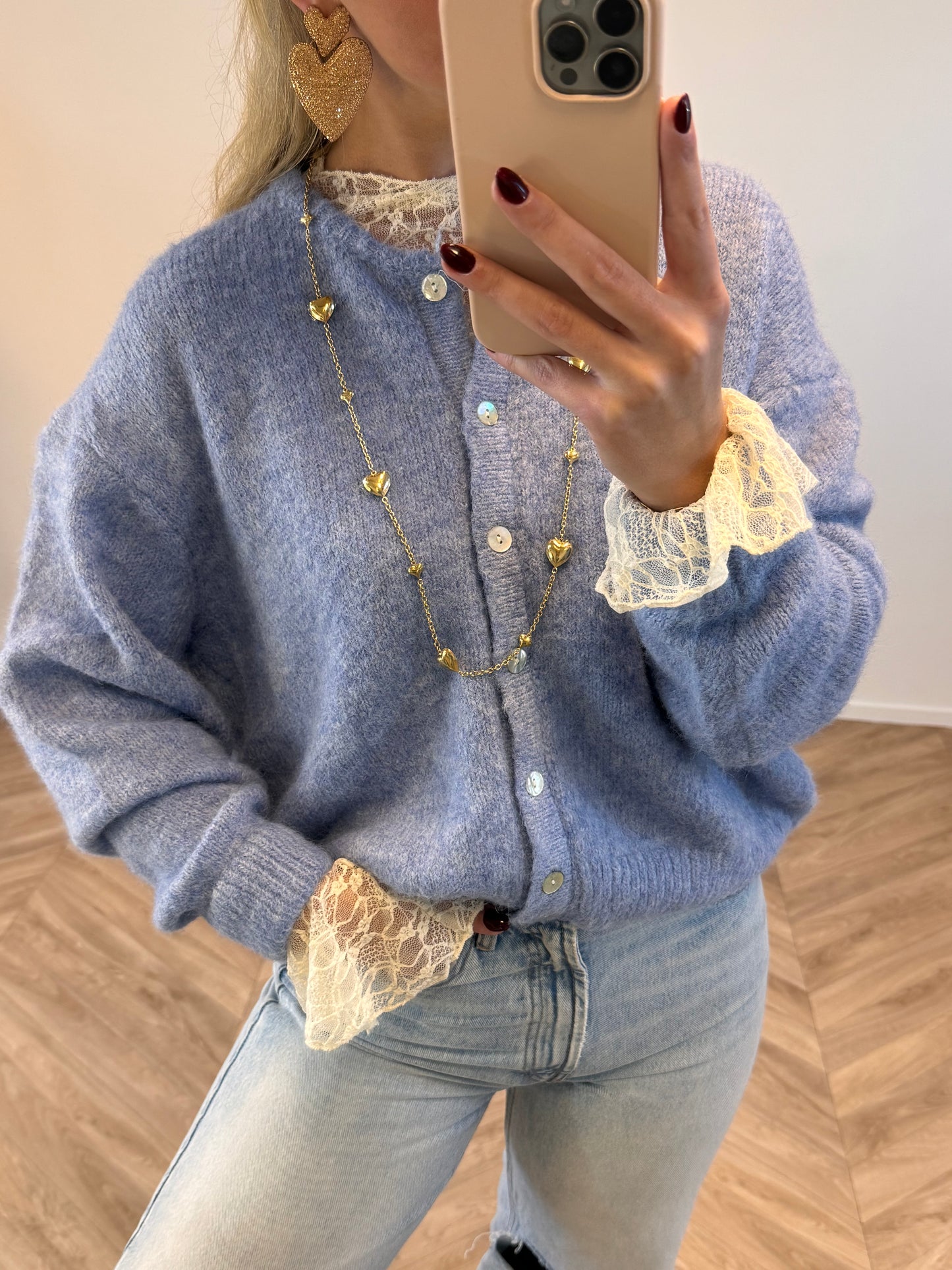 Maya Knit Lichtblauw