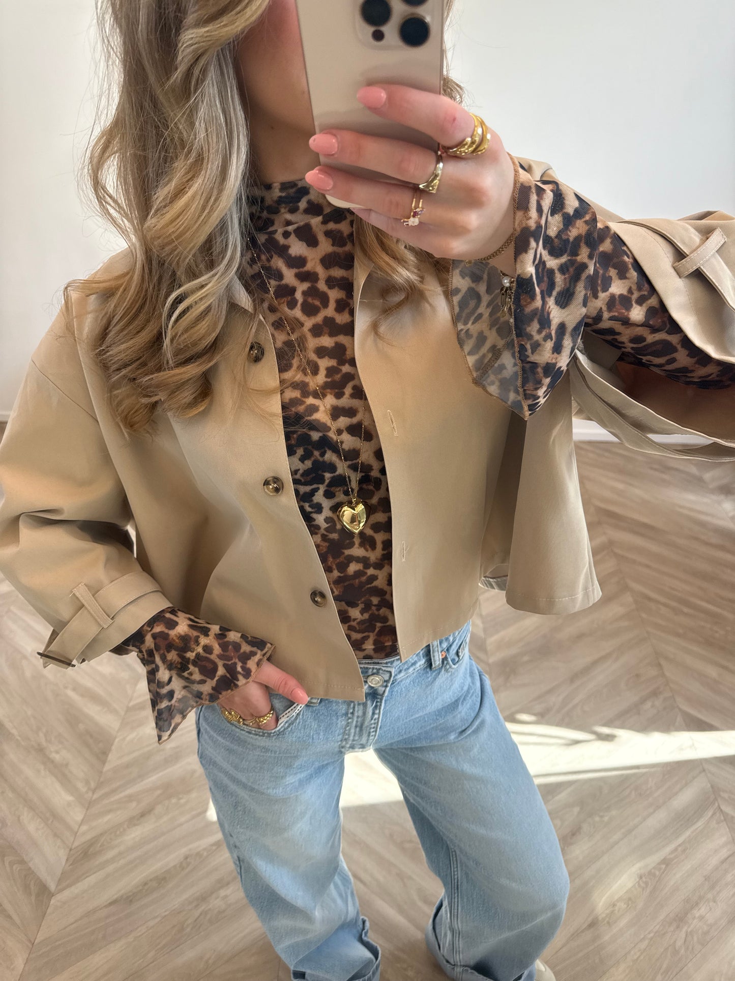 Panter Mesh Top