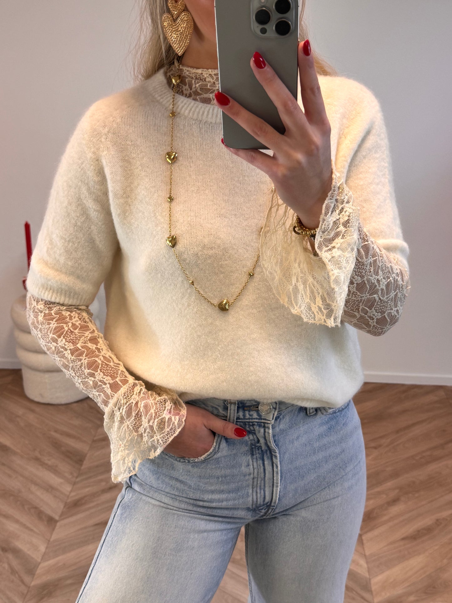 Jolie Knit Baby Alpaca Crème