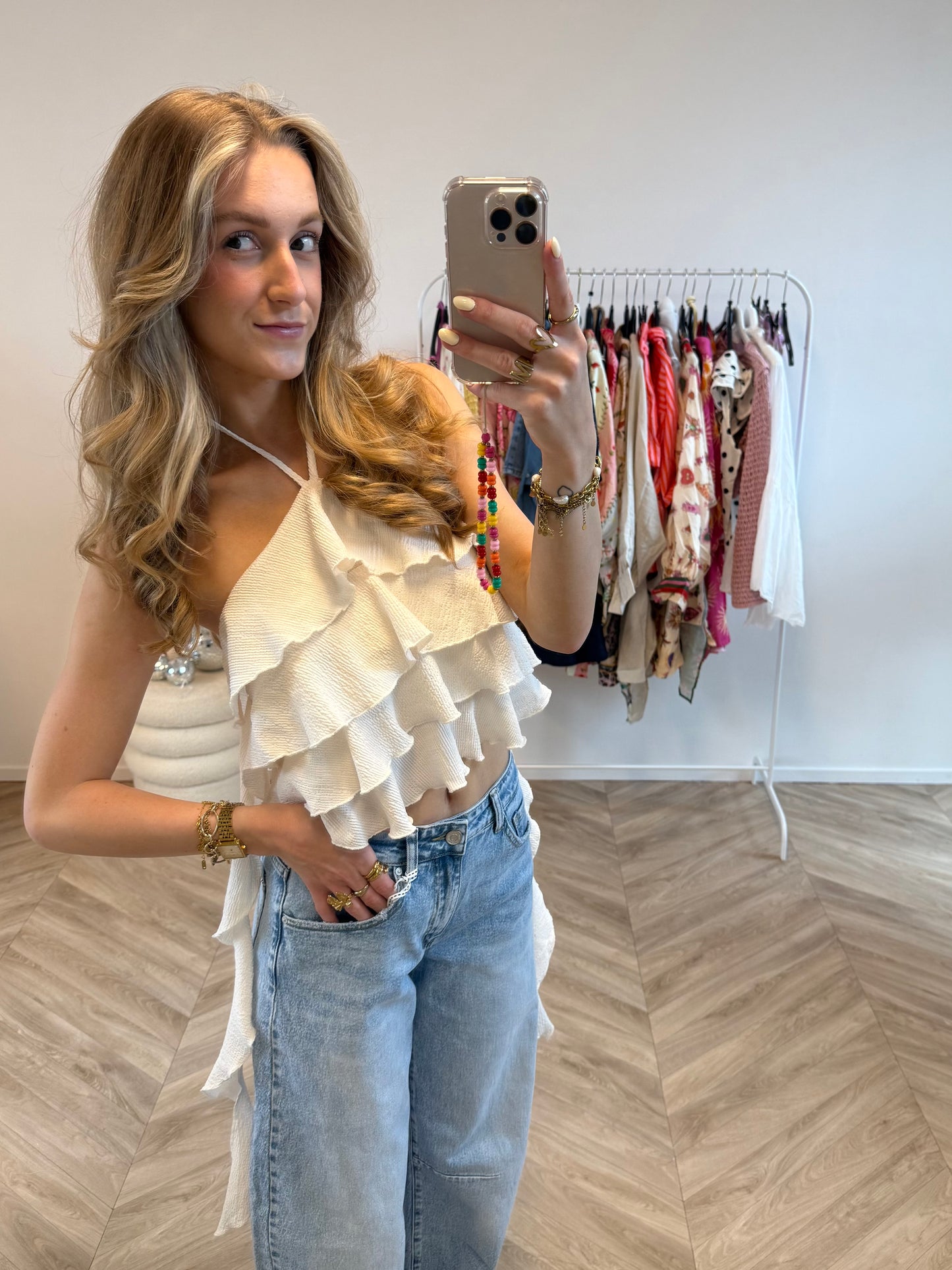 Veerle Top Beige
