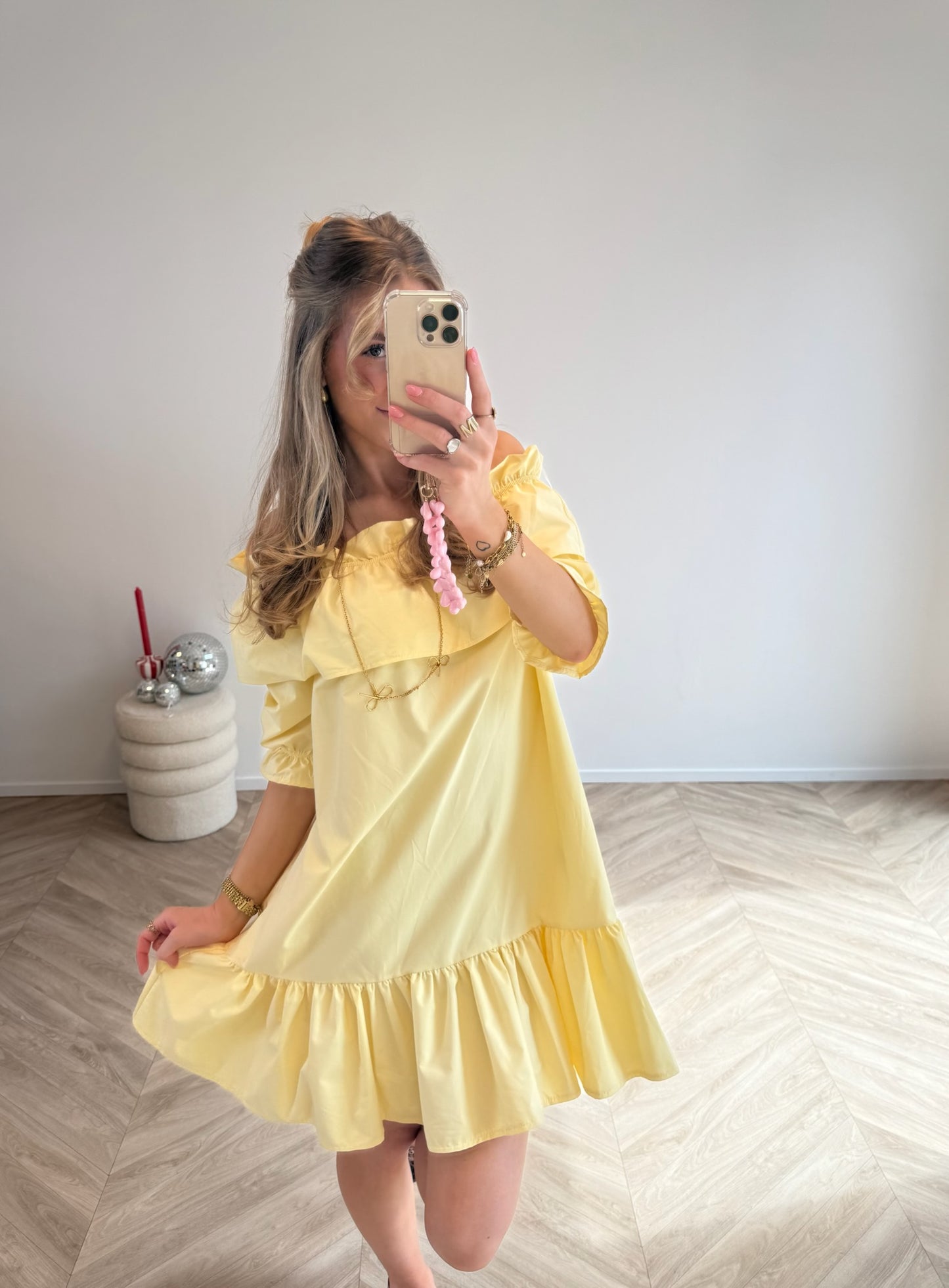 Jade Dress Geel