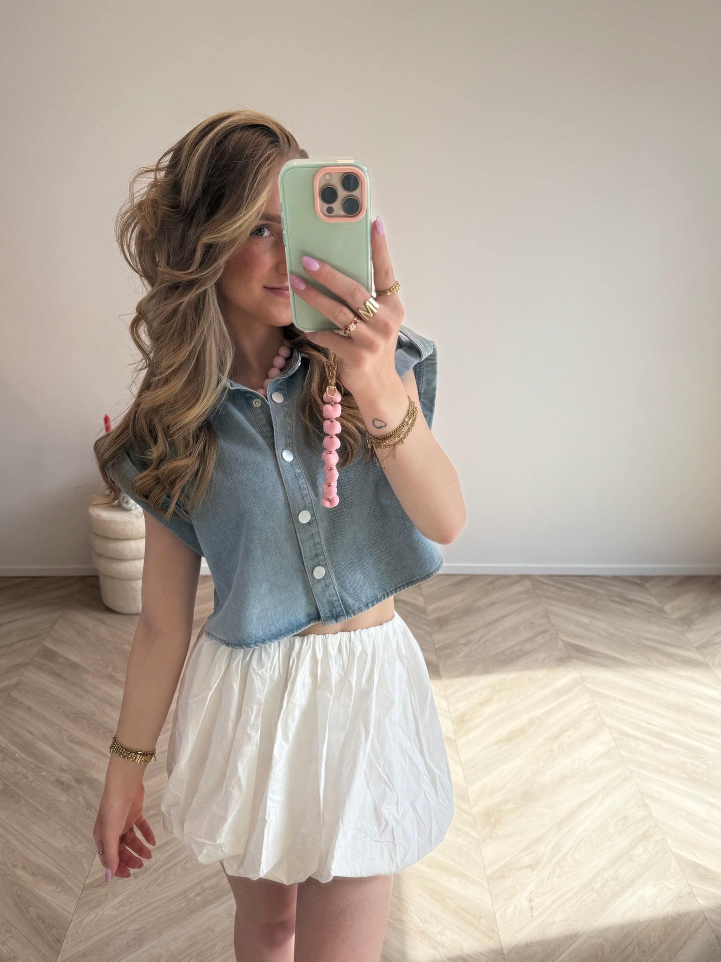 STUNT Denim Top