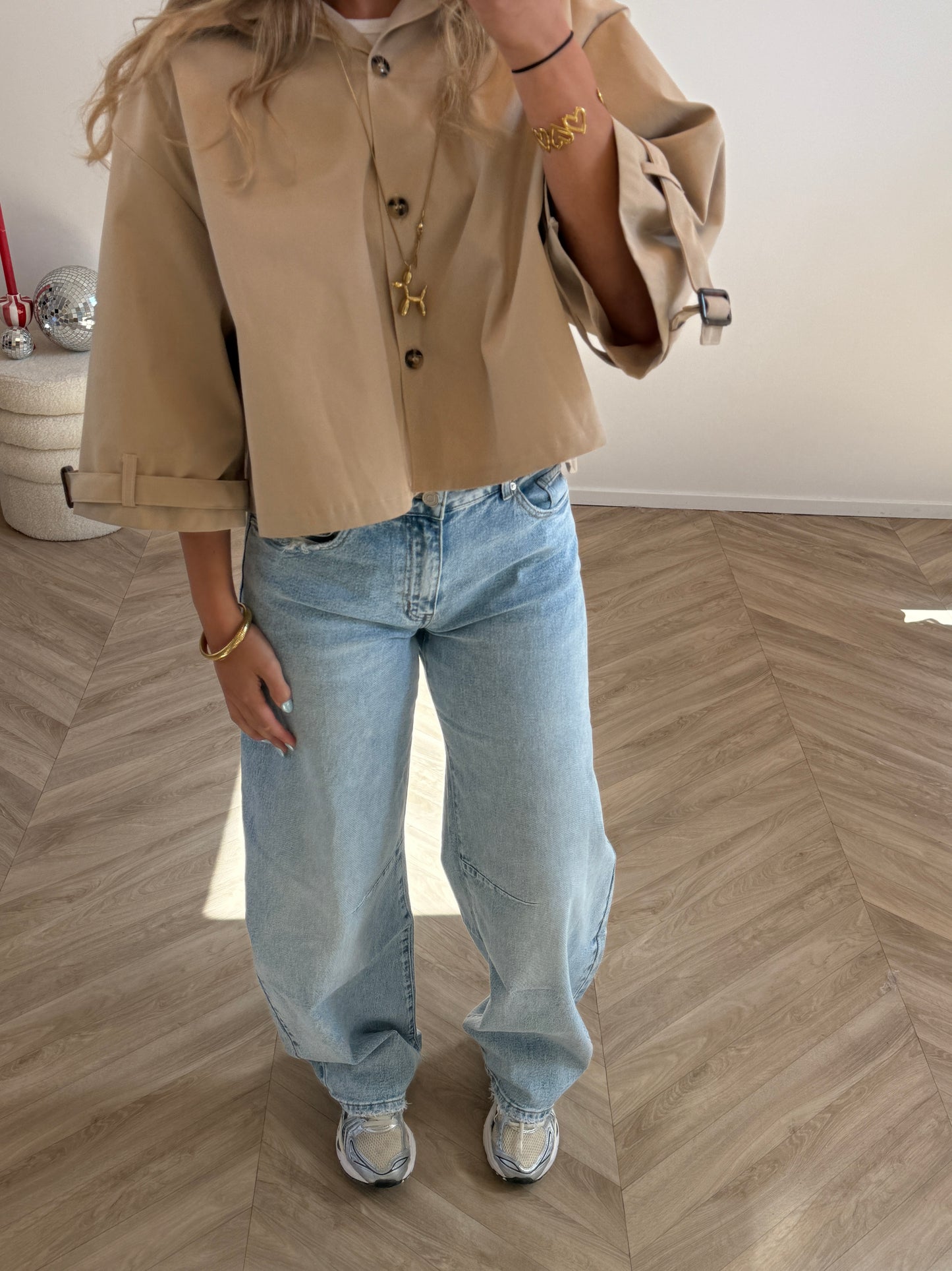 Floor Balloon Wide Jeans