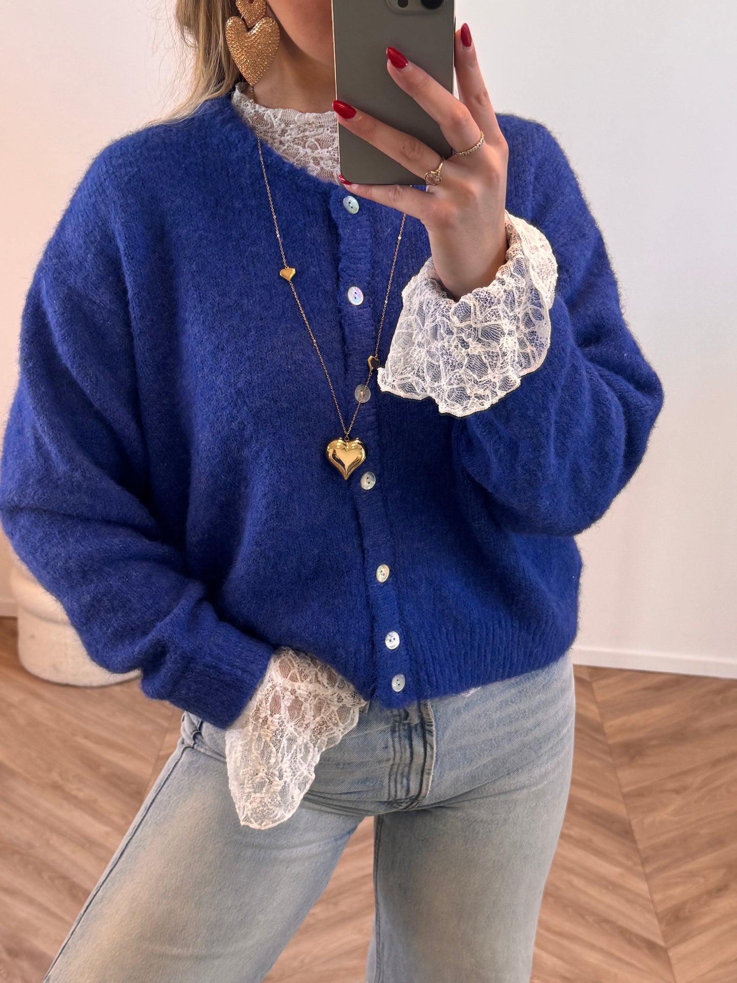 Maya Knit Kobalt Blauw
