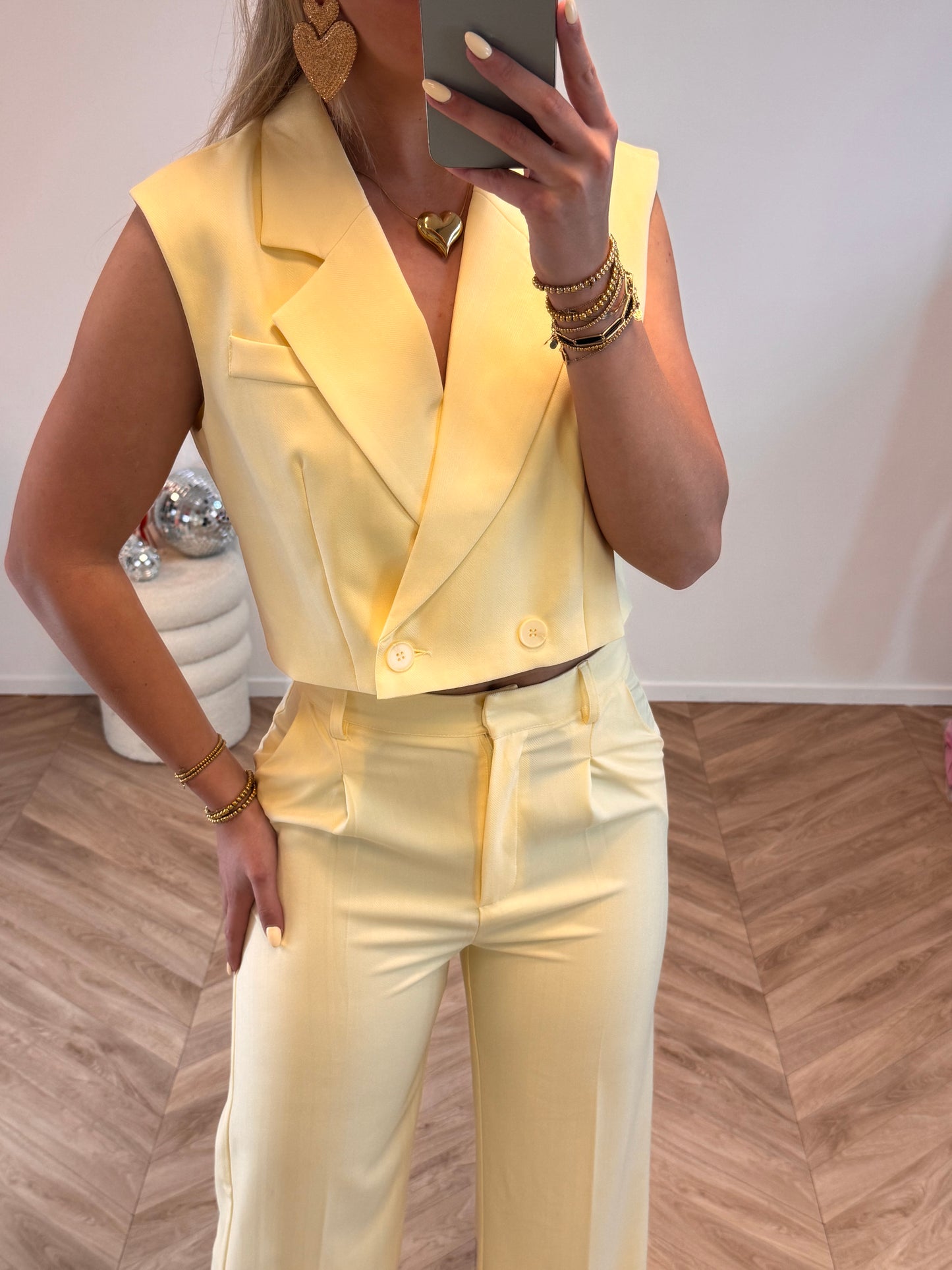 Floor Broek Geel