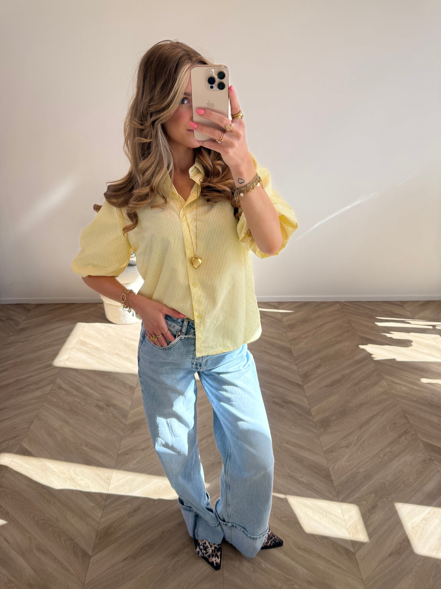 Sara Blouse Geel