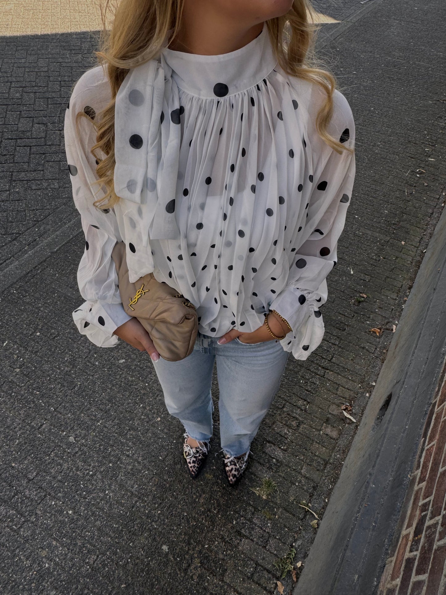 Pip Blouse Wit PRE ORDER