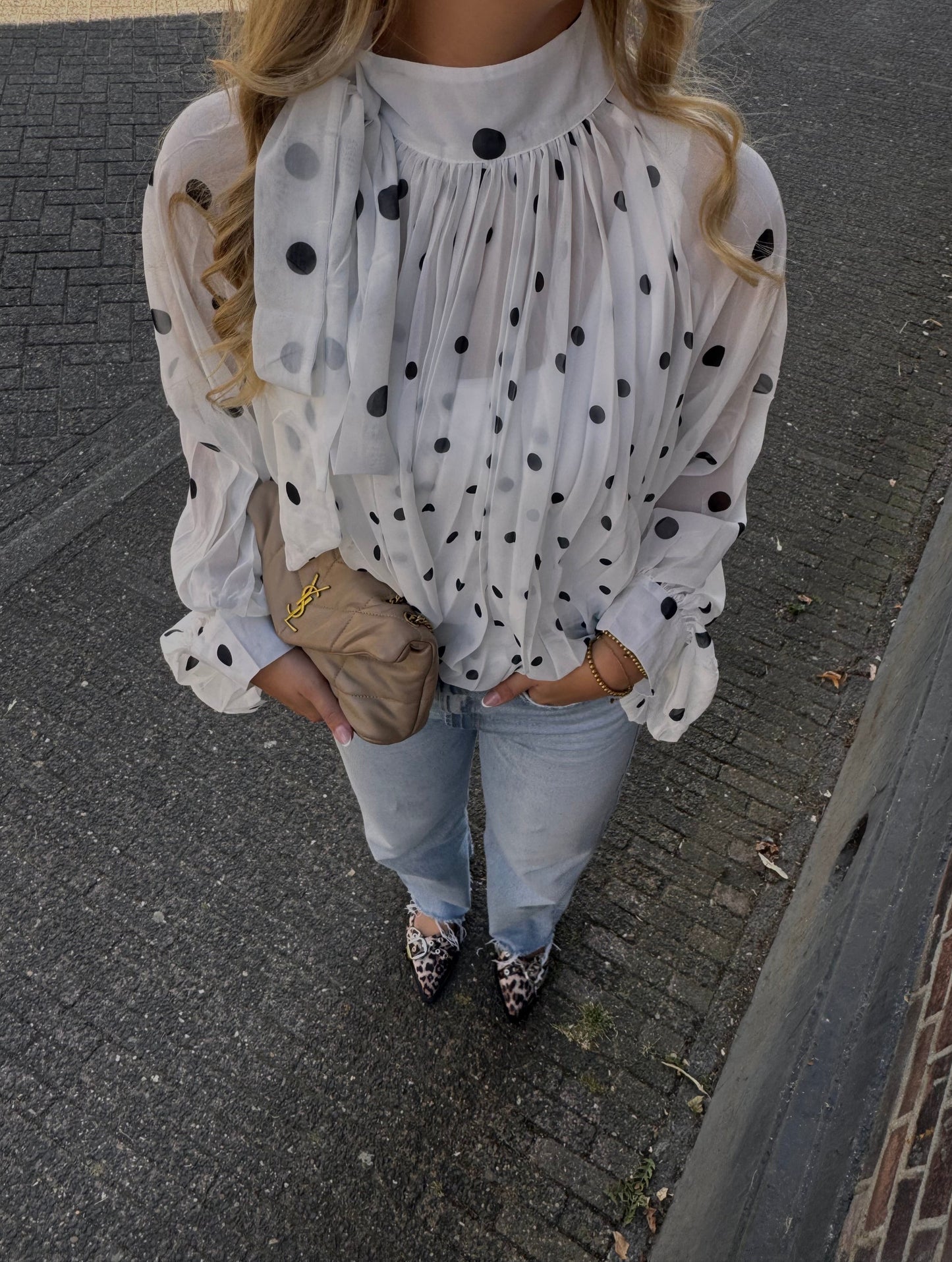 Pip Blouse Wit PRE ORDER