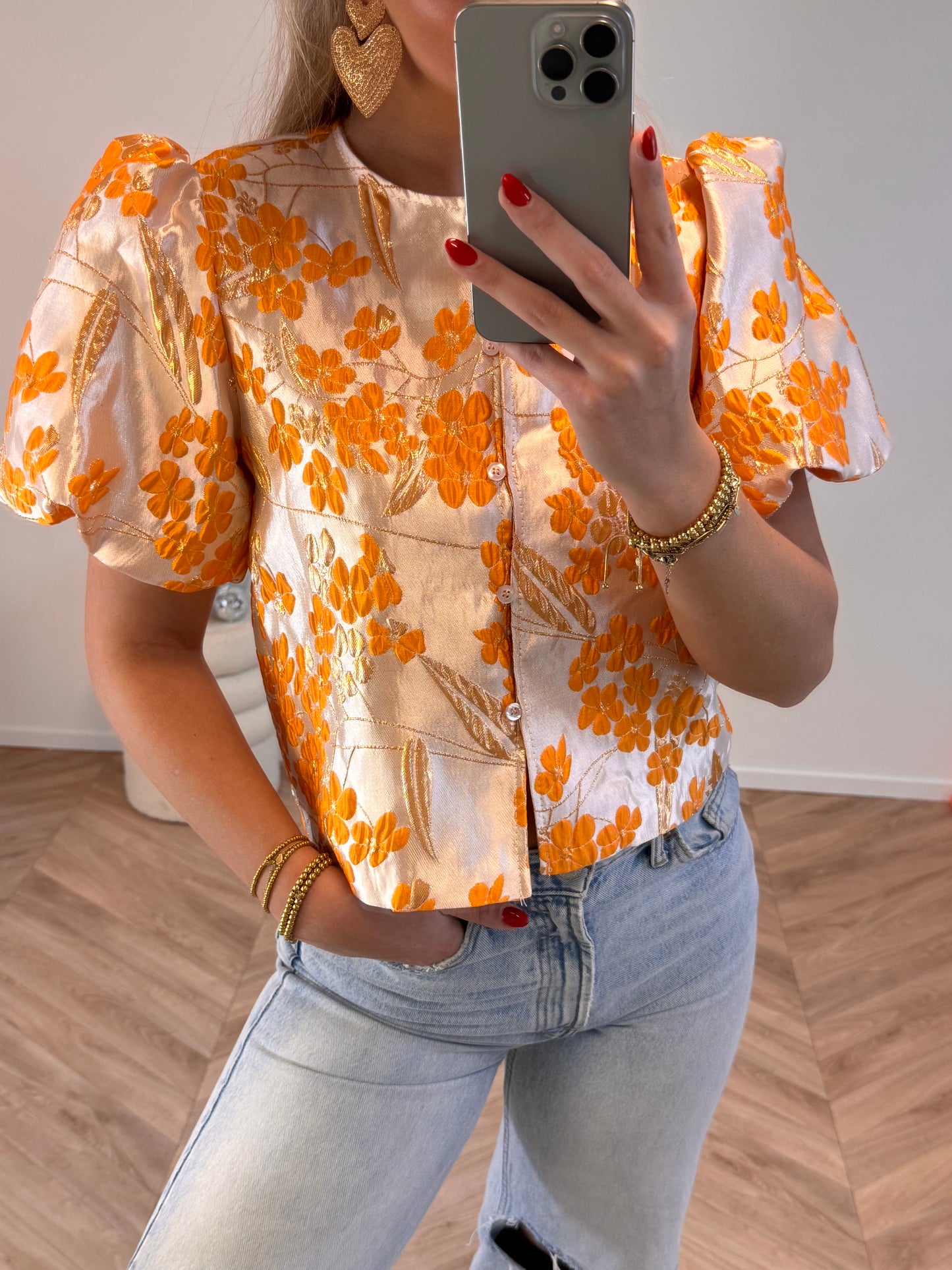 Saar Blouse Oranje