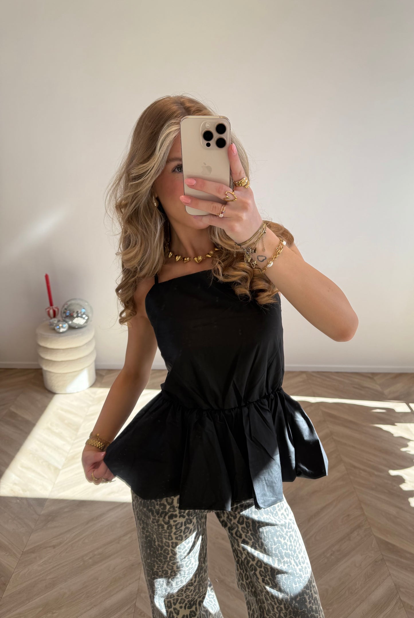 Luus Top Zwart