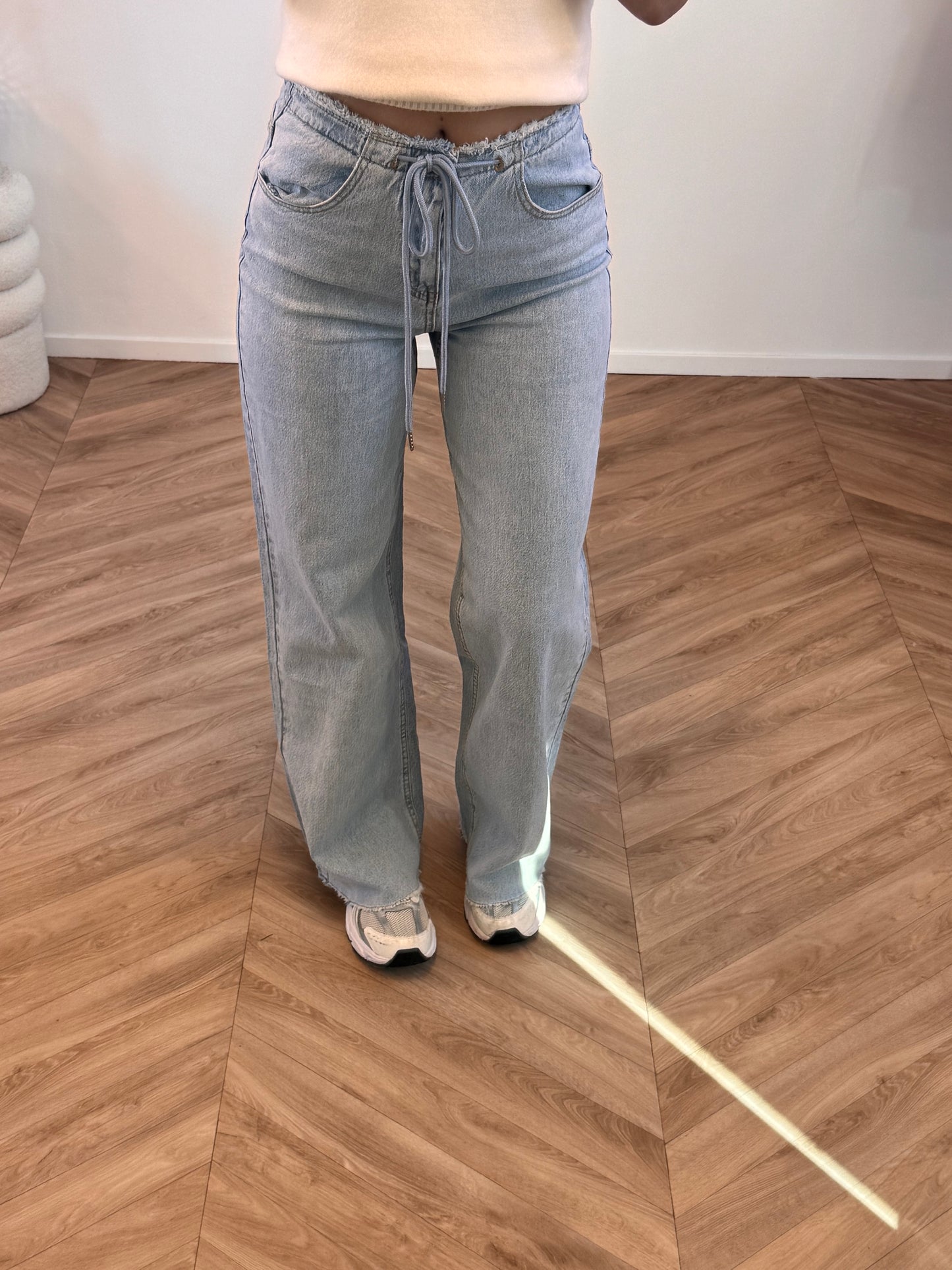 Mae Wide Leg Lace Jeans