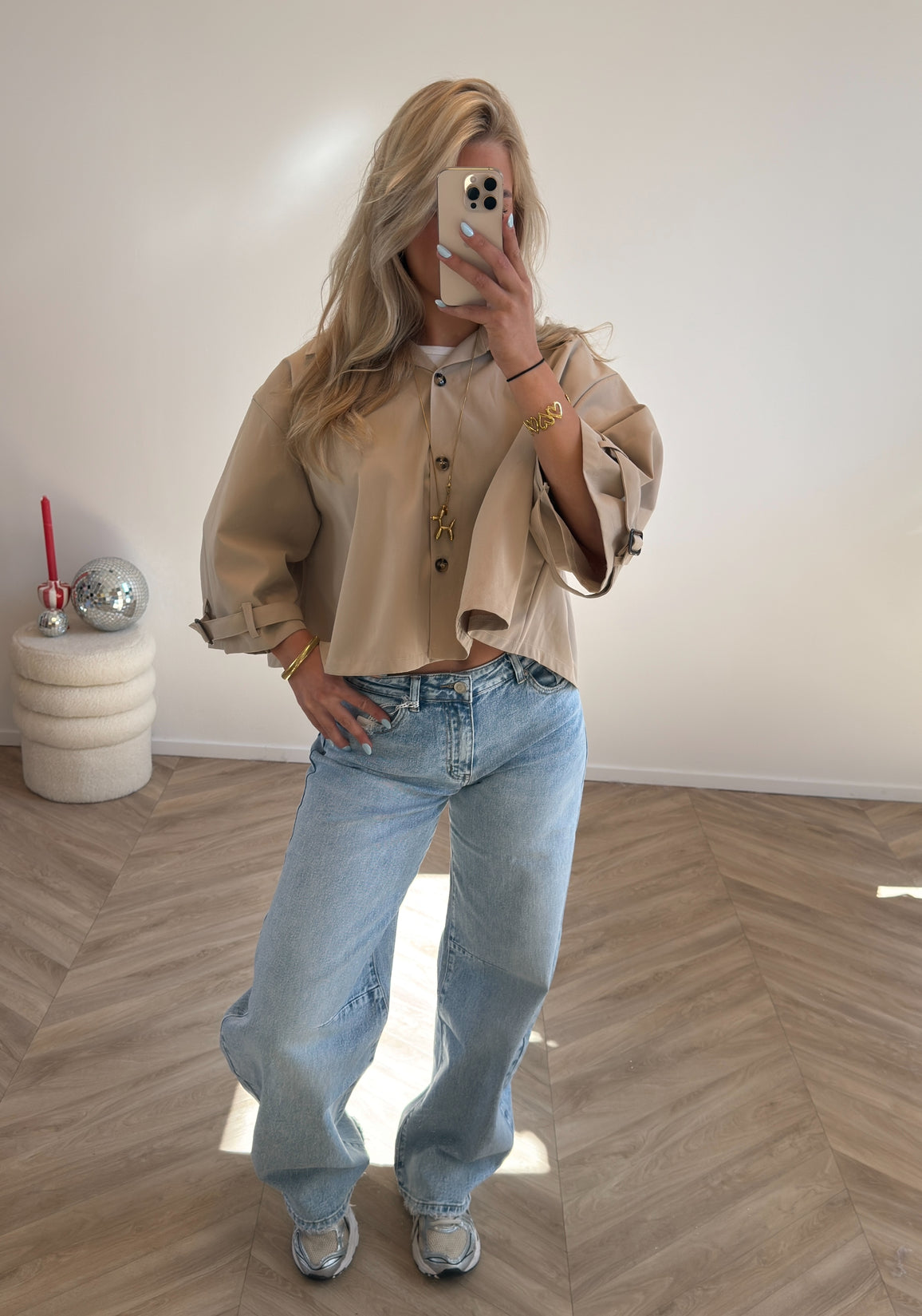 Floor Balloon Wide Jeans