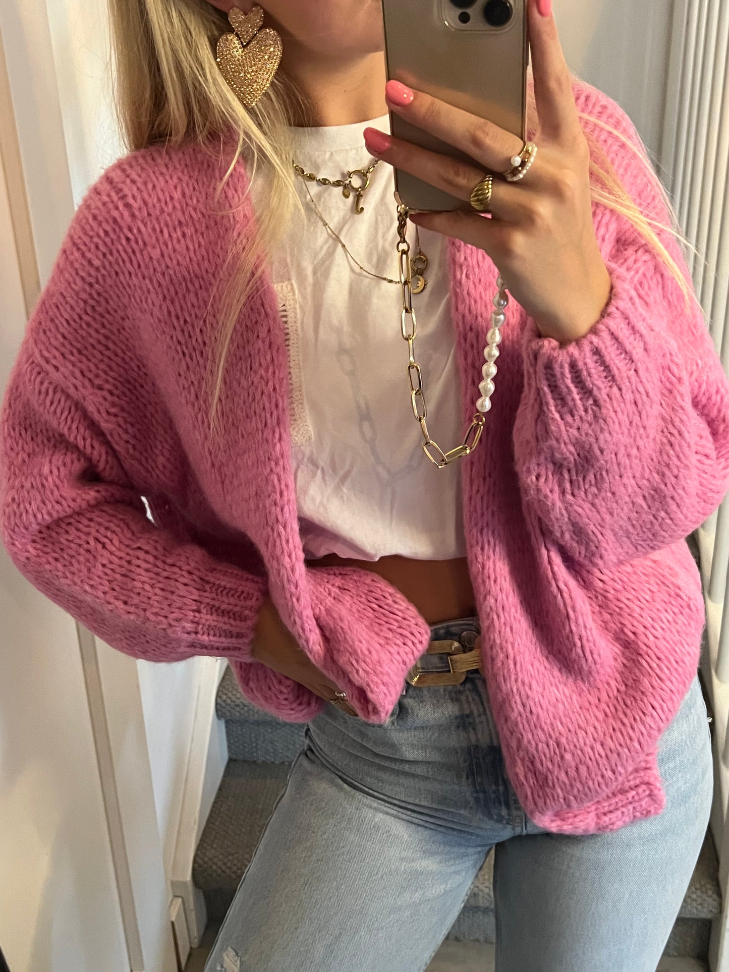 Mara Cardigan Light Pink PRE ORDER