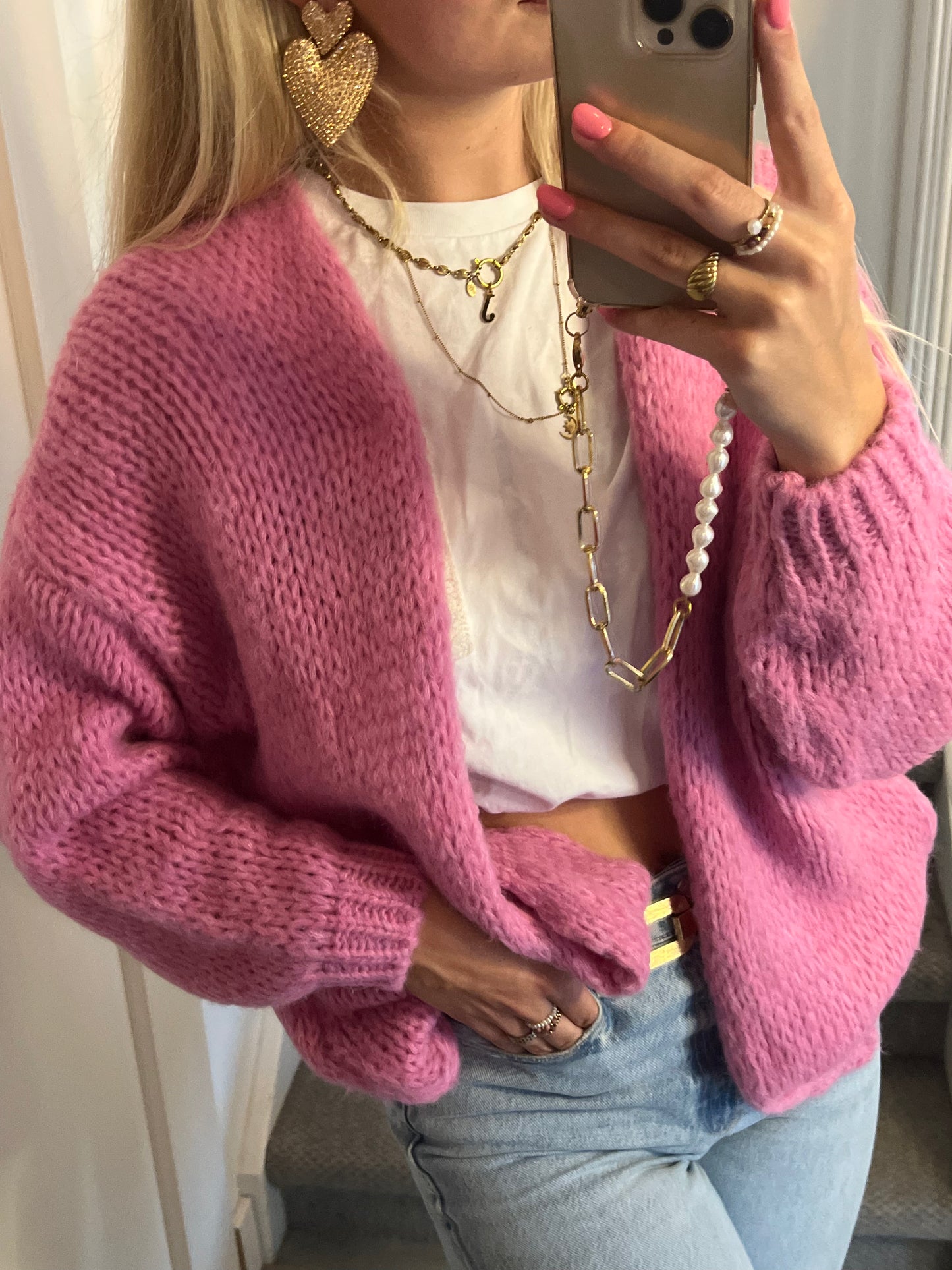 Mara Cardigan Light Pink PRE ORDER