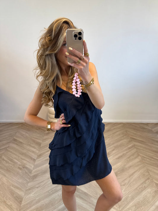 Summer Ruffle Jurkjes Navy