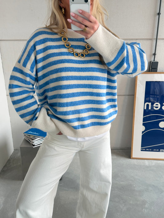 Emily Trui Blauw Gestreept