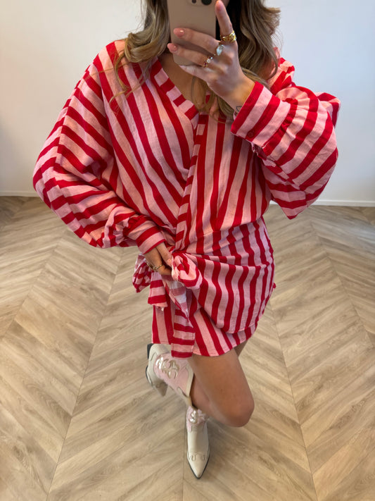Mae Jurkje Lichtroze/Rood