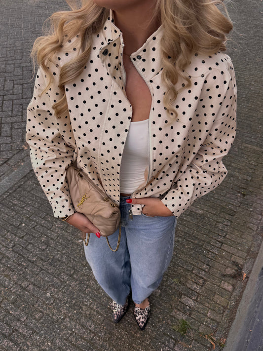 Fleur Polka Dot Jack Wit