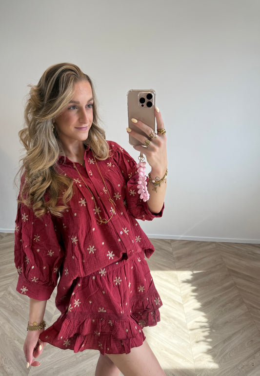 Zoe Set Rood