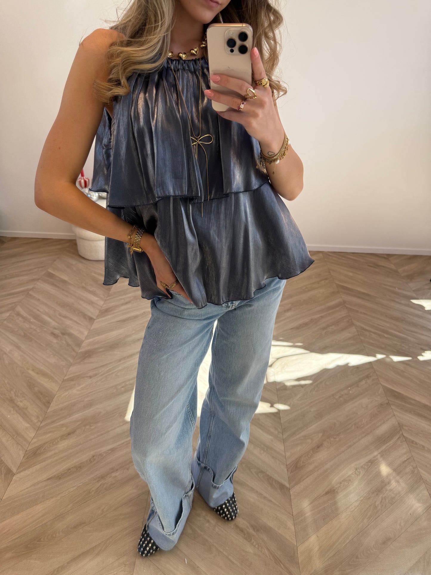 Loua Top Donkerblauw PRE ORDER