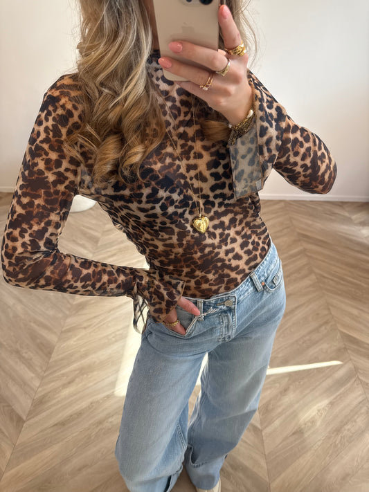 Panter Mesh Top