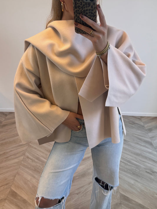 Mia Poncho Beige