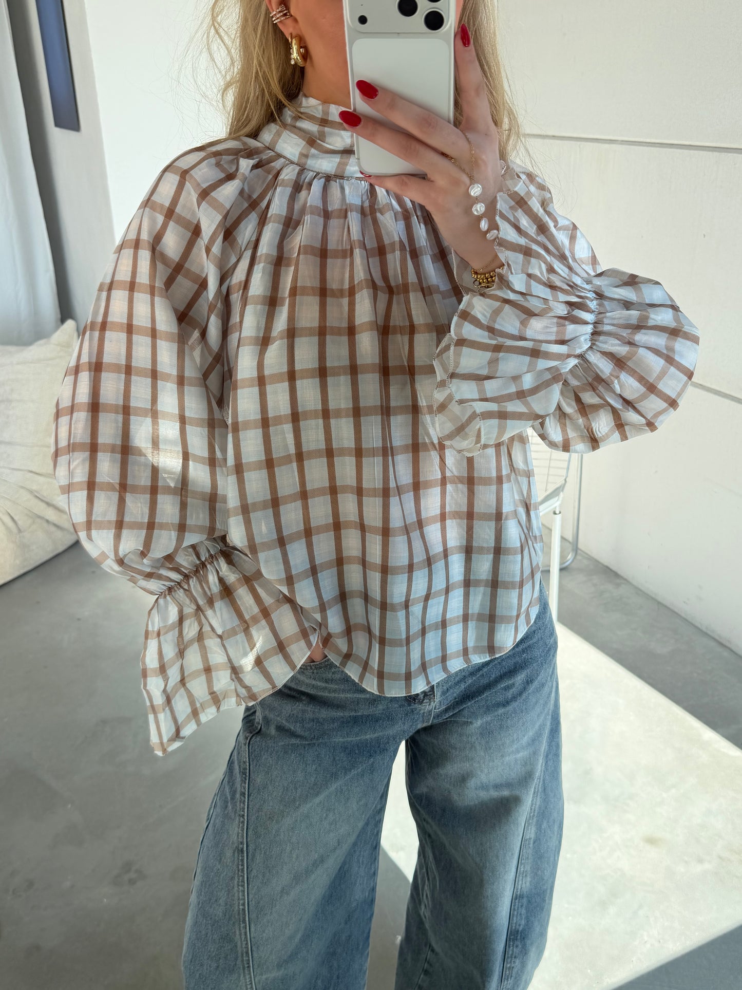 Cutie Blouse Lichtblauw