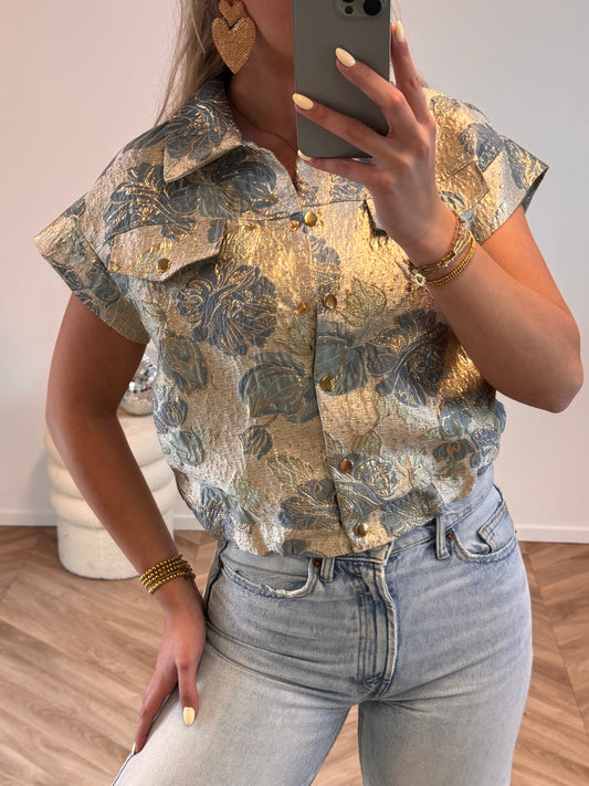 Biba Top Blauw