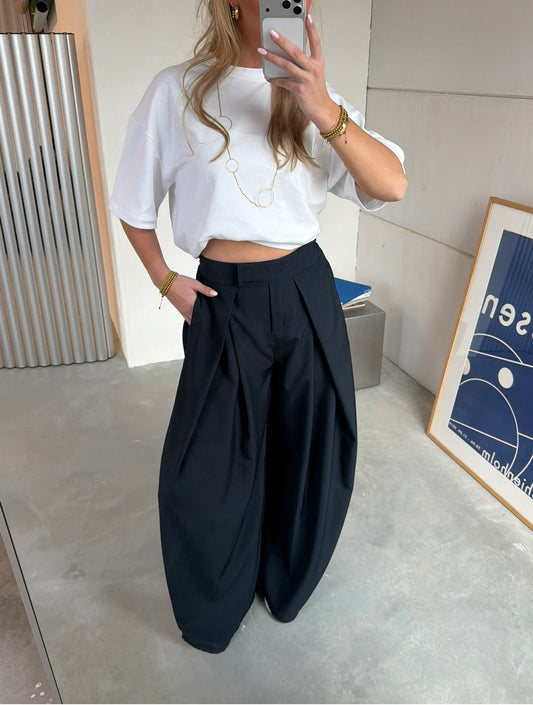 Wide Pantalon Navy (tall)