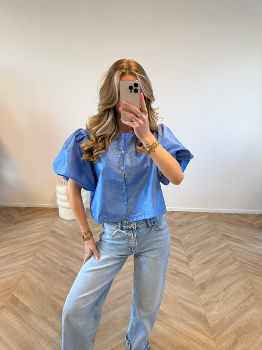 Celine Blouse Lichtblauw