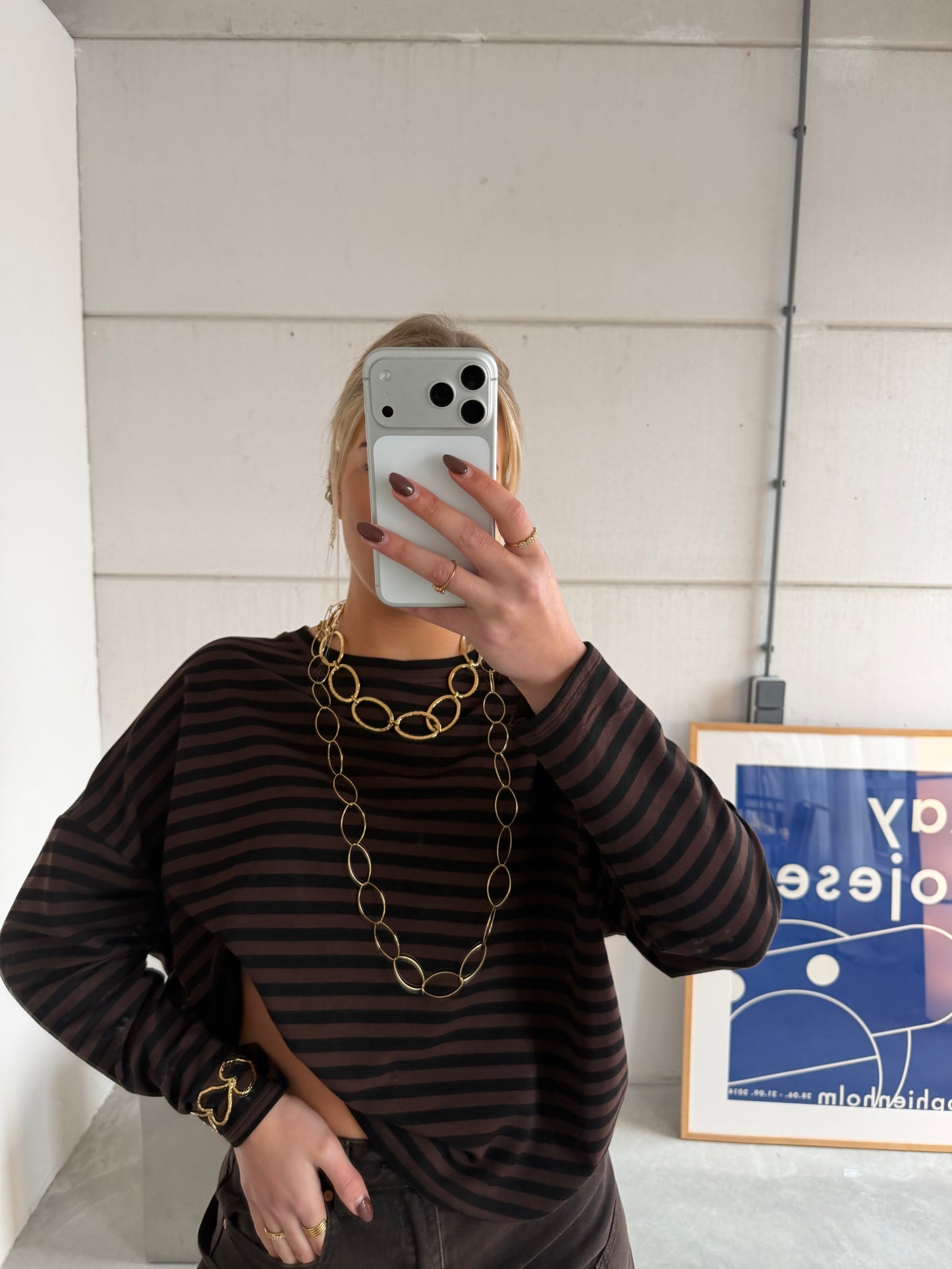 Isa Striped Tee Bruin