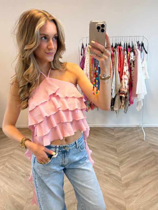 Veerle Top Lichtroze