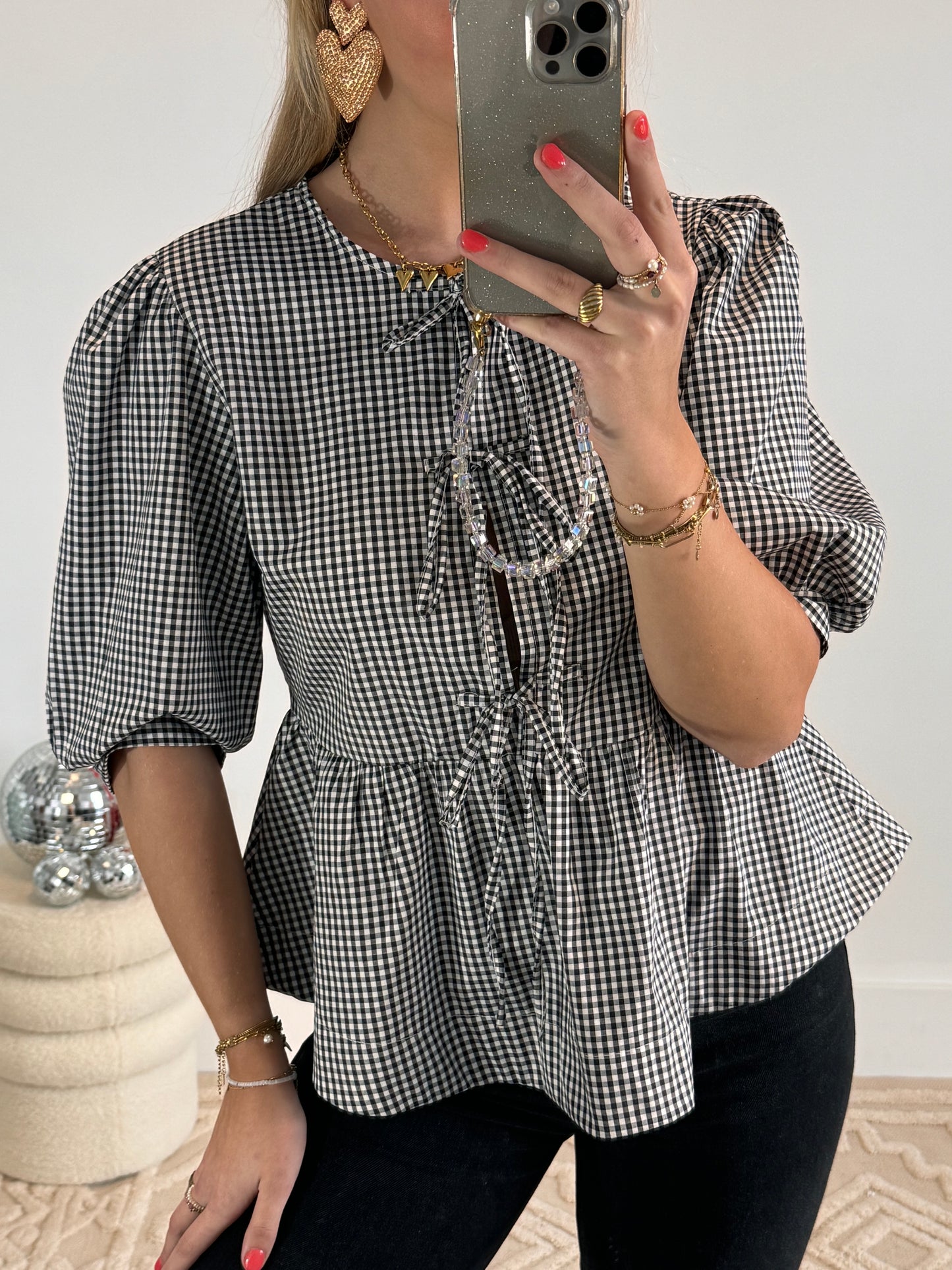 Puck Blouse Zwart