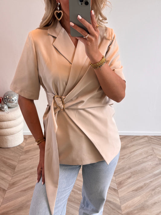 Anna Blazer Beige
