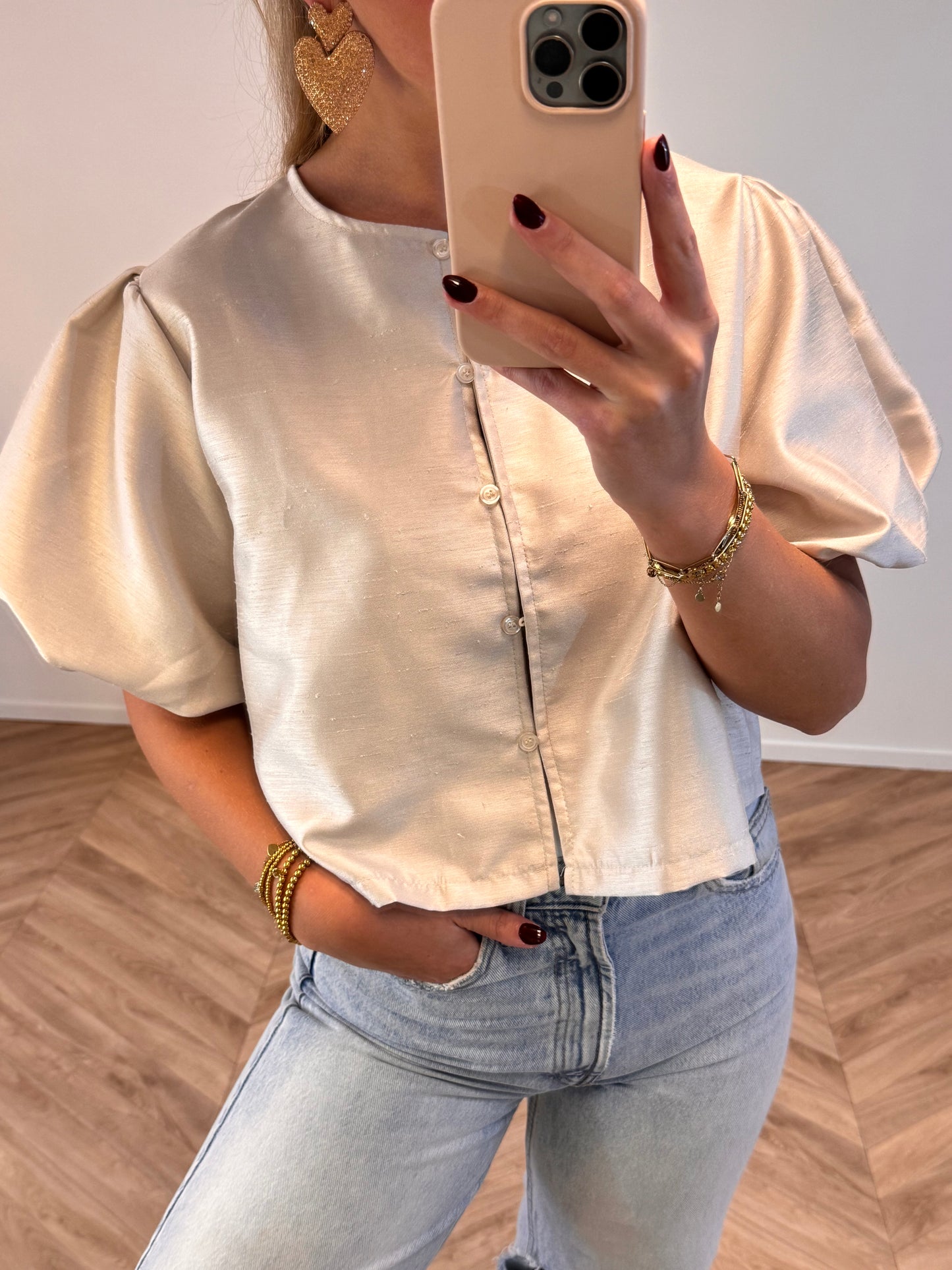 Celine Blouse Champagne