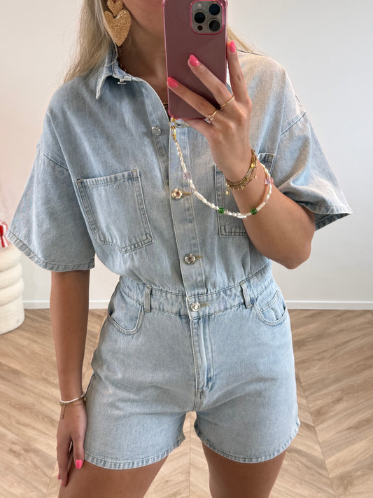 Roos Denim Playsuit